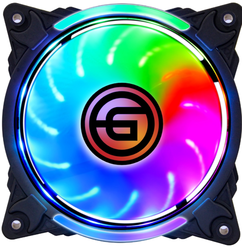 Купить Вентилятор GiNZZU RGB [12R6]  1690223. Характеристики, отзывы и цены в Донецке