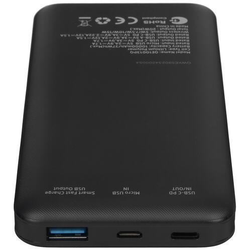 Купить Портативный аккумулятор Energizer QE10013PQ черный  5427097. Характеристики, отзывы и цены в Донецке