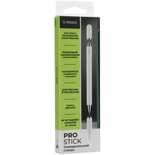 Купить Стилус Deppa Pro Stick универсальный белый  5475529. Характеристики, отзывы и цены в Донецке