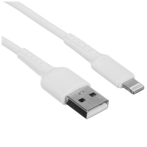 Купить Кабель круглый Borofone Lightning 8-pin - USB 2.0 Type-A белый 1 м  5475055. Характеристики, отзывы и цены в Донецке