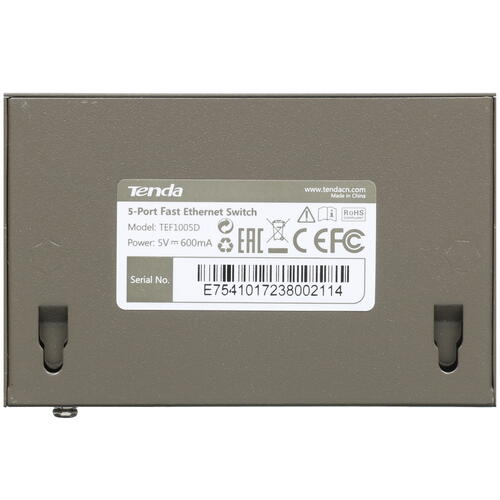 Купить Коммутатор Tenda TEF1005D  9938018. Характеристики, отзывы и цены в Донецке