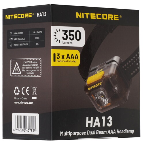 Купить Фонарь Nitecore HA13  9170841. Характеристики, отзывы и цены в Донецке