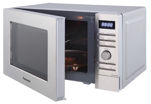 Купить Микроволновая печь Panasonic NN-S29KSMZPE серебристый  5480154. Характеристики, отзывы и цены в Донецке