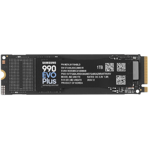 Купить 1000 ГБ M.2 NVMe накопитель Samsung 990 EVO Plus  5613823. Характеристики, отзывы и цены в Донецке