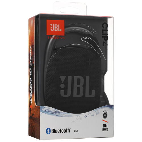 Купить Портативная колонка JBL CLIP 4, черный  5045853. Характеристики, отзывы и цены в Донецке