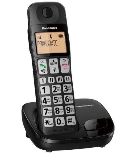 Купить Телефон беспроводной (DECT) Panasonic KX-TGE110UCB  9275410. Характеристики, отзывы и цены в Донецке