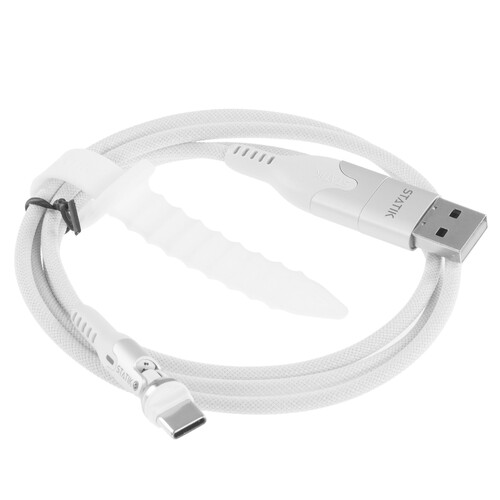 Купить Кабель круглый STATIK USB Type-C - USB 2.0 Type-A, USB Type-C белый 1 м  9240660. Характеристики, отзывы и цены в Донецке
