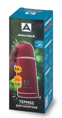 Купить Термос Арктика 105-500 красный  9116097. Характеристики, отзывы и цены в Донецке