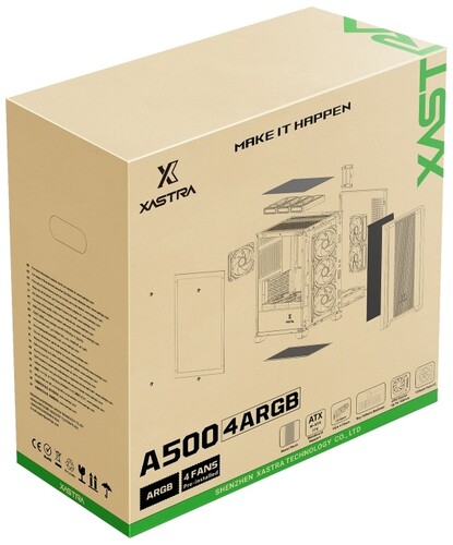 Купить Корпус XASTRA A500 4ARGB  5616061. Характеристики, отзывы и цены в Донецке