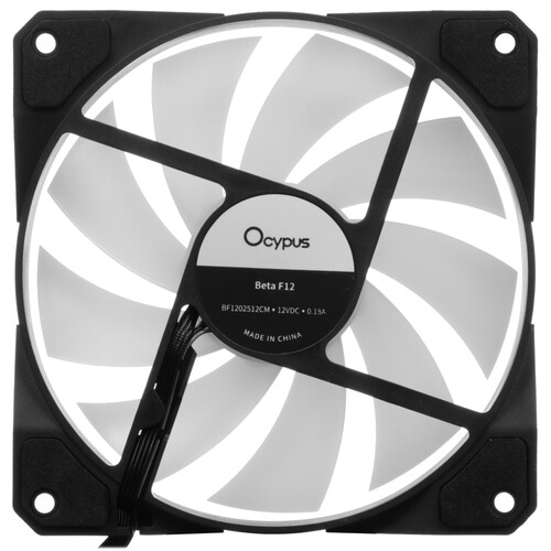 Купить Вентилятор Ocypus Beta F12 BK ARGB [Beta-F12-BK1AM00X-GL] черный  5620154. Характеристики, отзывы и цены в Донецке