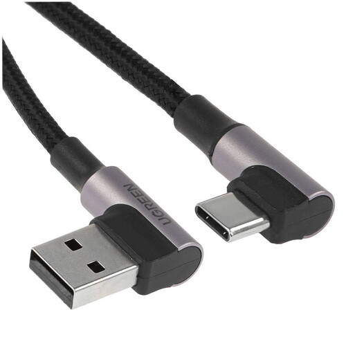 Купить Кабель круглый Ugreen USB Type-C - USB 2.0 Type-A черный 3 м  5492394. Характеристики, отзывы и цены в Донецке