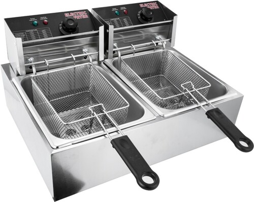 Купить Фритюрница Viatto VA-DF66E серебристый  9985889. Характеристики, отзывы и цены в Донецке