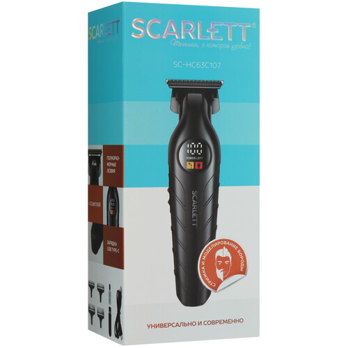Купить Машинка для стрижки Scarlett SC-HC63C107 черный  9154867. Характеристики, отзывы и цены в Донецке