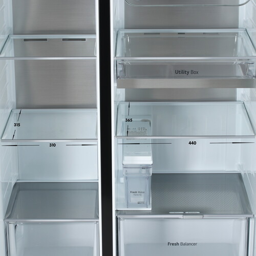 Купить Холодильник Side by Side   LG GC-L257CBEV черный  5450889. Характеристики, отзывы и цены в Донецке