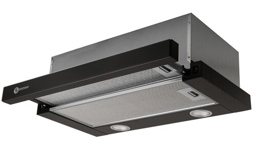 Купить Вытяжка телескопическая SCHTOFF Laila 60 GBK черный/черный  9285975. Характеристики, отзывы и цены в Донецке