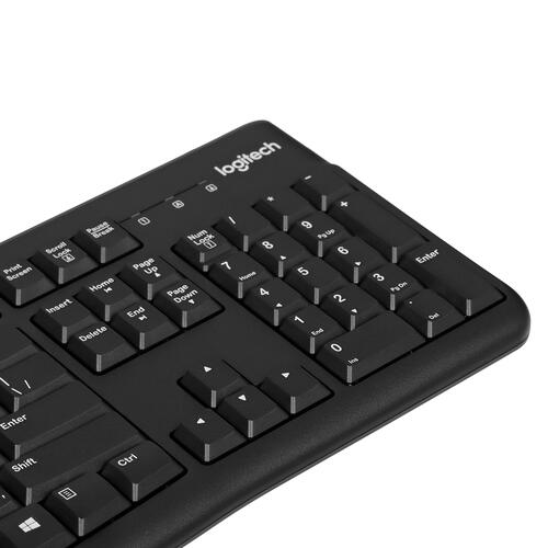Купить Клавиатура+мышь  проводная  Logitech Desktop MK120 черный  5435844. Характеристики, отзывы и цены в Донецке