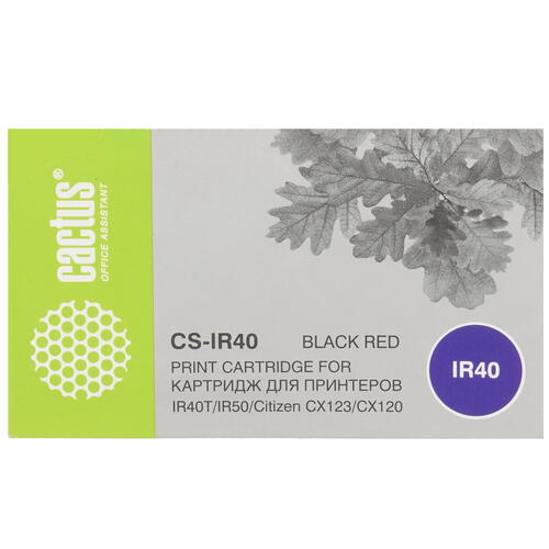 Купить Картридж матричный Cactus CS-IR40 красный, черный  8159373. Характеристики, отзывы и цены в Донецке