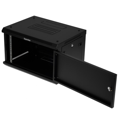 Купить Шкаф коммутационный Hyperline TWB-0645-SR-RAL9004  8193742. Характеристики, отзывы и цены в Донецке