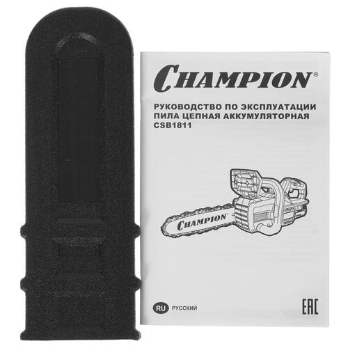 Купить Аккумуляторная цепная пила Champion CSB1811  шина - 25 см (10") Без ЗУ, Без АКБ  9904690. Характеристики, отзывы и цены в Донецке