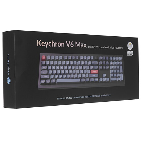 Купить Клавиатура  проводная + беспроводная Keychron V6 Max  9192093. Характеристики, отзывы и цены в Донецке