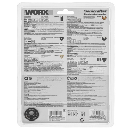 Купить Набор насадок для реноватора WORX WA5095  9083061. Характеристики, отзывы и цены в Донецке
