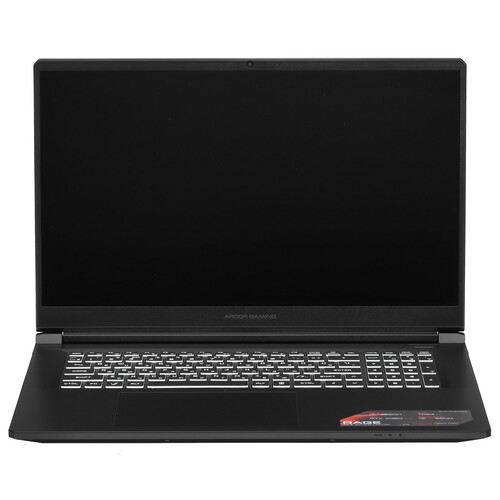 Купить 17.3" Ноутбук ARDOR Gaming RAGE R17-I7ND405 черный  9083314. Характеристики, отзывы и цены в Донецке
