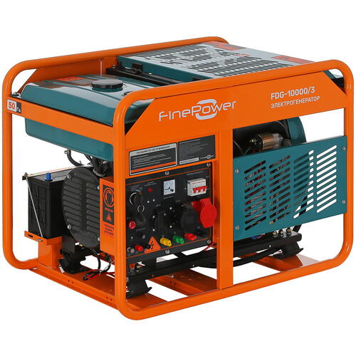 Купить Электрогенератор  дизельный  FinePower FDG-10000/3  5403382. Характеристики, отзывы и цены в Донецке