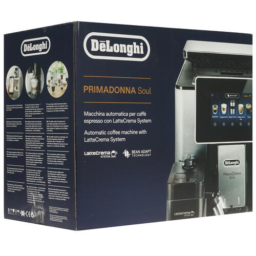 Купить Кофемашина автоматическая DeLonghi ECAM 610.74.MB черный  5319928. Характеристики, отзывы и цены в Донецке