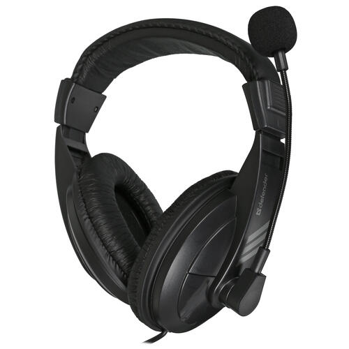 Купить Проводная гарнитура Defender Gryphon 750U черный  5354402. Характеристики, отзывы и цены в Донецке