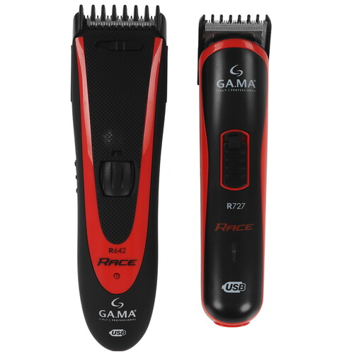 Купить Машинка для стрижки GA.MA R642 - HF + R727 - HF красный/черный  9269234. Характеристики, отзывы и цены в Донецке
