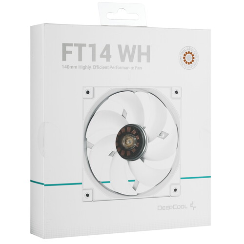 Купить Вентилятор DEEPCOOL FT14  белый  5495531. Характеристики, отзывы и цены в Донецке