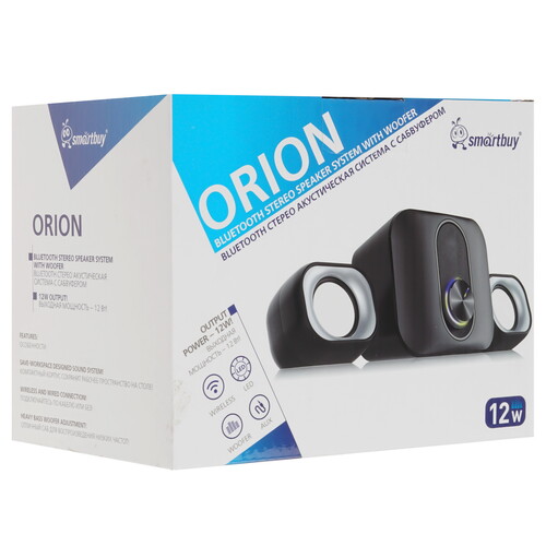 Купить Колонки Smartbuy ORION черный  9190224. Характеристики, отзывы и цены в Донецке