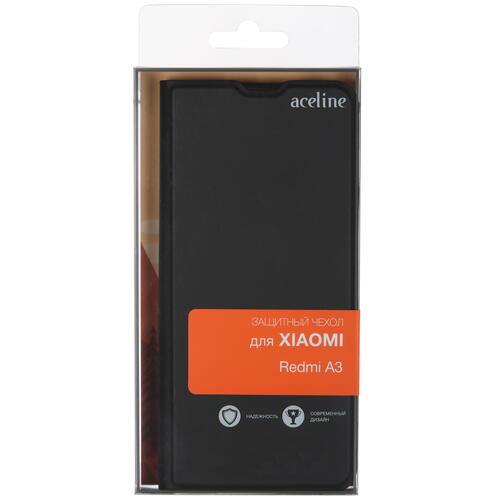 Купить Чехол-книжка  Aceline Kors для Xiaomi Redmi A3 черный  9081201. Характеристики, отзывы и цены в Донецке