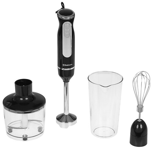 Купить Блендер погружной Sakura SA-6247SBK черный  9199307. Характеристики, отзывы и цены в Донецке