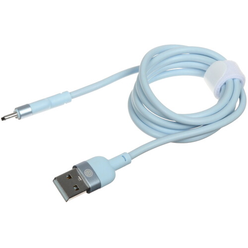 Купить Кабель круглый ВСЕГАЗИН USB Type-C - USB 2.0 Type-A голубой 1 м  5482479. Характеристики, отзывы и цены в Донецке