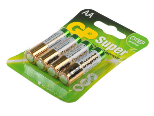 Купить Батарейка GP Super AA / AA (LR6/ER14505/FR6/R6P)  0144794. Характеристики, отзывы и цены в Донецке