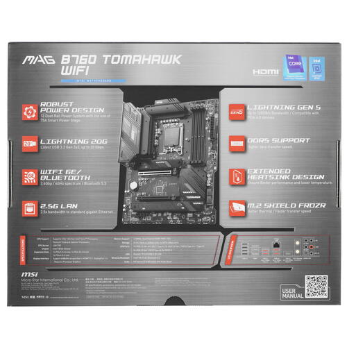 Материнская плата MSI MAG B760 TOMAHAWK WIFI Купить Материнская плата MSI MAG B760 TOMAHAWK WIFI  5092053. Характеристики, отзывы и цены в Донецке