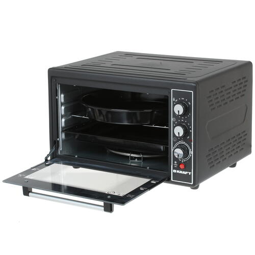 Купить Мини-печь Kraft KF-MO 3802 KBL черный  8108443. Характеристики, отзывы и цены в Донецке