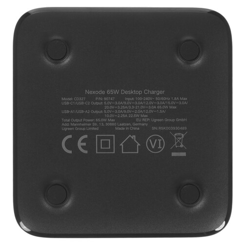 Купить Сетевое зарядное устройство Ugreen CD327 серый  5478759. Характеристики, отзывы и цены в Донецке