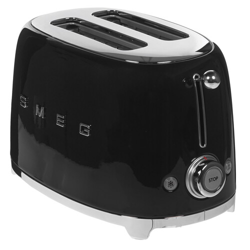Купить Тостер Smeg TSF01BLEU черный  1152597. Характеристики, отзывы и цены в Донецке