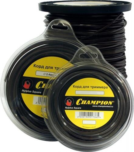 Купить Леска для триммеров Champion Nylplus Square C5068  1215770. Характеристики, отзывы и цены в Донецке