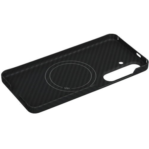 Купить Накладка  VLP Kevlar Case MagSafe для Samsung Galaxy S24 черный/серый  5460491. Характеристики, отзывы и цены в Донецке