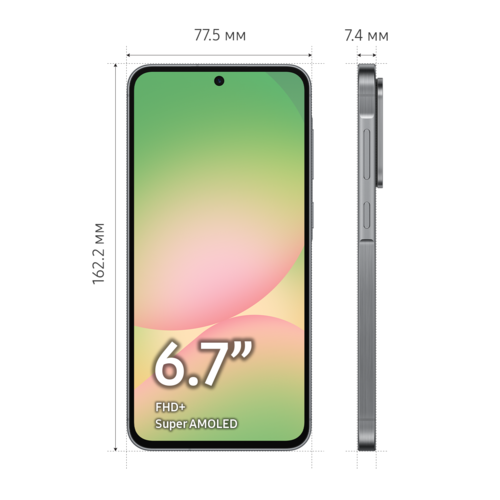 Купить 6.7" Смартфон Samsung Galaxy A56 256 ГБ черный  5621195. Характеристики, отзывы и цены в Донецке