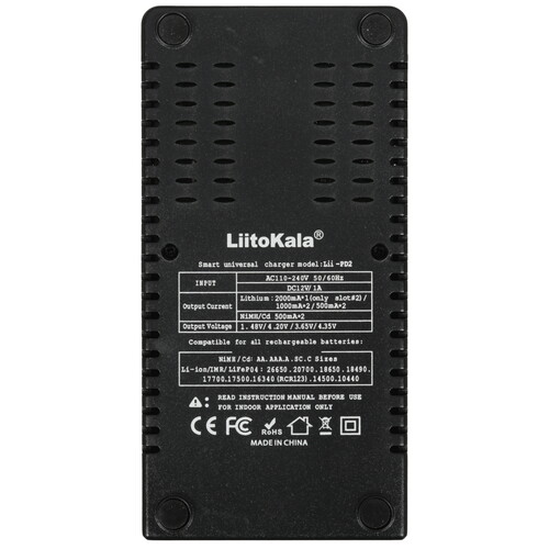 Купить Зарядное устройство LiitoKala Lii-PD2 EU  9212389. Характеристики, отзывы и цены в Донецке