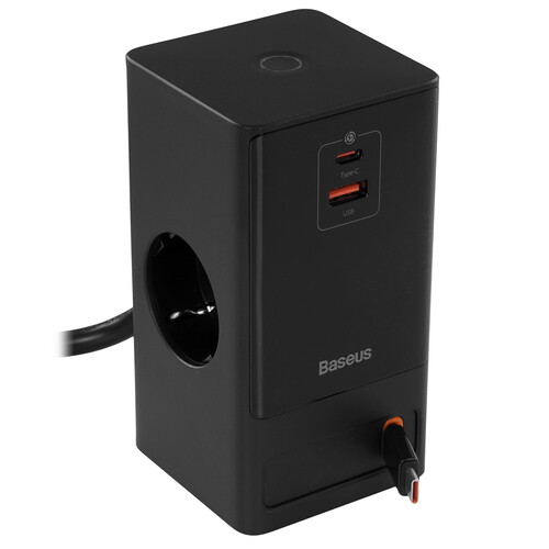 Купить Сетевое зарядное устройство Baseus PowerCombo Digital PowerStrip черный  9163666. Характеристики, отзывы и цены в Донецке