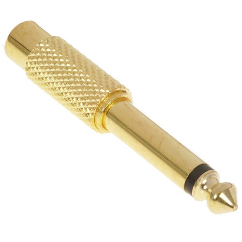Купить Переходник   Aceline 6.3 mm jack - RCA золотистый  4832677. Характеристики, отзывы и цены в Донецке