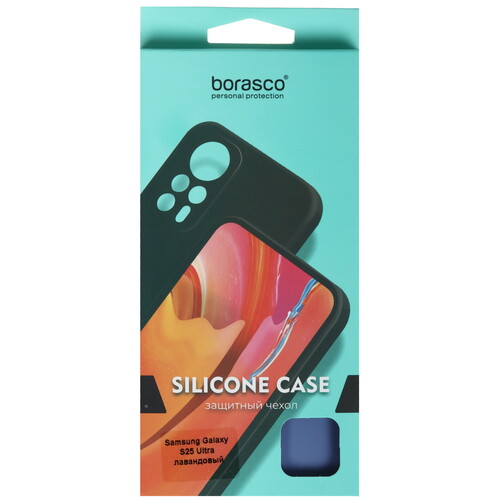 Купить Накладка  BoraSCO Silicone Case для Samsung Galaxy S25 Ultra фиолетовый  5618575. Характеристики, отзывы и цены в Донецке