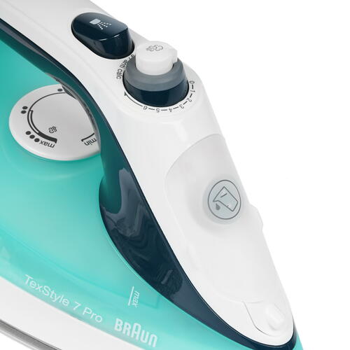 Купить Утюг Braun TexStyle 7 Pro SI7042GR бирюзовый  1220752. Характеристики, отзывы и цены в Донецке