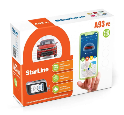 Купить Автосигнализация StarLine A93 v2  6726629. Характеристики, отзывы и цены в Донецке