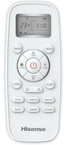 Купить Кондиционер настенный сплит-система Hisense AS-24HR4RBADJ00 белый  9077983. Характеристики, отзывы и цены в Донецке